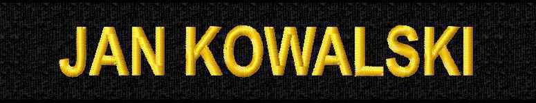 Pas do kimona personalizowany